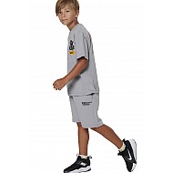 ΠΑΙΔΙΚΗ ΒΕΡΜΟΥΔΑ TECH FLEECE ΓΙΑ ΑΓΟΡΙΑ Body Action 034604-01-ULTIMATE GREY