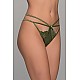Σλιπ Brazil Δαντέλα και Σατέν – Λαδί Milena By Paris 008538-Λαδί