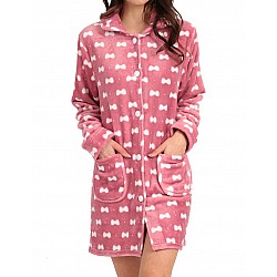 Παιδική Ρόμπα Κοριτσίστικη Χειμερινή Fleece Kουμπιά 4-16 Lydia Creations 22556-1 ΣΑΠΙΟ ΜΗΛΟ
