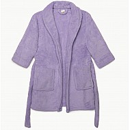 Παιδική Ρόμπα Χειμερινή Σταυρωτή  με Ζώνη Fleece 8-12 Minerva 96-62135-364 LAVENDER