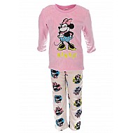 Παιδική Πιτζάμα Κοριτσίστικη Fleece 4-8 Ετών DISNEY Minnie Mouse TWOSIE-MINNIE ροζ