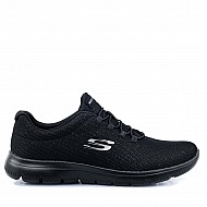 Αθλητικό Παπούτσι Ανατομικό Memory Foam SKECHERS 149524/BBK SUMMITS-CLASSIC TOUCH Μαύρο