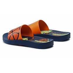 Παιδική Παντόφλα BASKET Ipanema 780-21384-2 BLUE-ORANGE-WELLOW