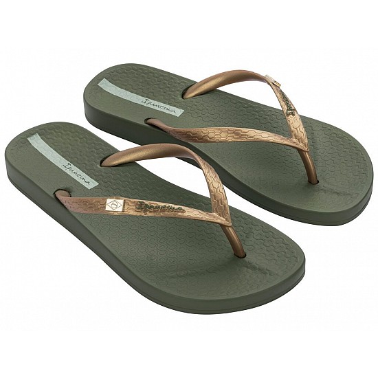 Γυναικεία Σαγιονάρα Anatomica tan fem IPANEMA 82932-AR850 780-24314-3 ΧΑΚΙ ΧΡΥΣΟ