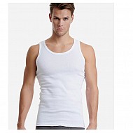 Ανδρική αμάνικη φανέλα 2Pack Walk W1950-2-01 Λευκό 
