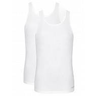 Ανδρική Φανέλα Τιράντα 2PACK- Διπλό Πακέτο Sloggi GO ABC 2.0 H Tank Top 10217768-0003 ΛΕΥΚΟ