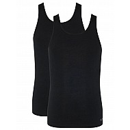 Ανδρική Φανέλα Τιράντα 2PACK- Διπλό Πακέτο Sloggi GO ABC 2.0 H Tank Top 10217768-0004 Μαύρο 