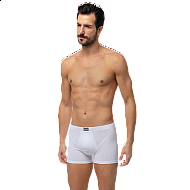Ανδρικό Εσώρουχο Βαμβακερό Boxer MINERVA SPORTIES 2 Τεμάχια 29303 Λευκό