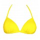 Γυναικείο μαγιό Μονόχρωμο Τριγωνάκι Bikini top push up Bluepoint 24066089-08 B Cup ΚΙΤΡΙΝΟ
