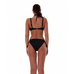 Γυναικείο μαγιό με πλαϊνό κορδόνι Bikini Bottom Bluepoint 26065094-02 BLACK