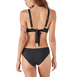 Γυναικείο ψηλόμεσο μαγιό Bikini Bottom BLU4U 25365089-02 ΜΑΥΡΟ