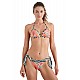 Γυναικείο μαγιό Τριγωνάκι Bikini top push up ORANGE TROPICS Blu4u 23366021-13 B Cup ΠΟΡΤΟΚΑΛΙ