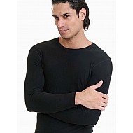 Ανδρική ισοθερμική φανέλα μακρύ μανίκι WALK W2980-1-02 Μαύρο