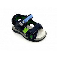 Αγορίστικο Πέδιλο με αυτοκόλλητο velcro SMART KIDS 121-233 ΜΠΛΕ