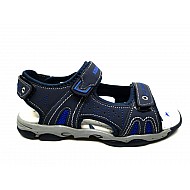 Αγορίστικο Πέδιλο με αυτοκόλλητο velcro SMART KIDS 20-072 μπλε