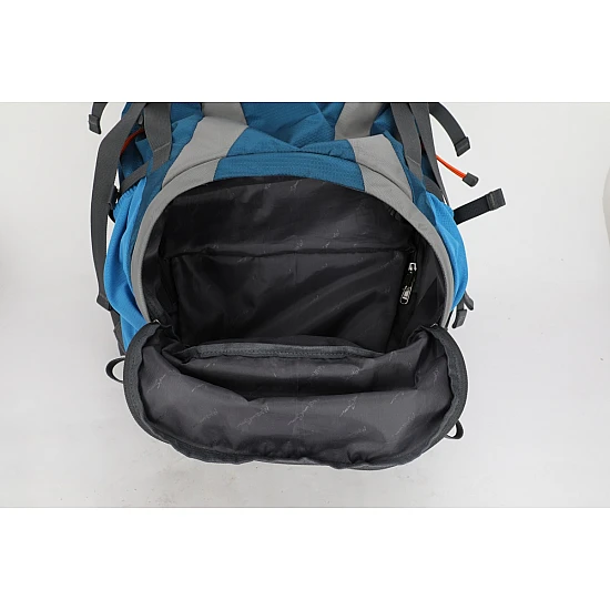 Σακίδιο πλάτης TREKING Ορειβατικό 70L αδιάβροχο ΜΑUI & SONS 2710 Μπλε