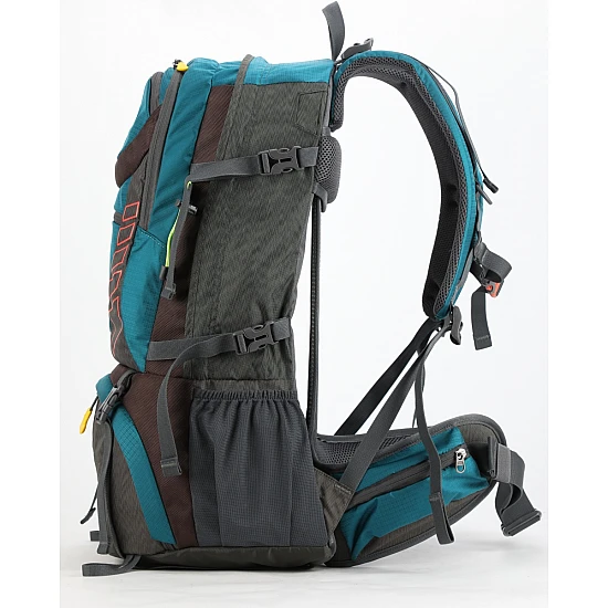 Σακίδιο πλάτης TREKING Ορειβατικό 50L αδιάβροχο ΜΑUI & SONS 2712 Μπλε-Γκρι