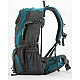 Σακίδιο πλάτης TREKING Ορειβατικό 50L αδιάβροχο ΜΑUI & SONS 2712 Μπλε-Γκρι
