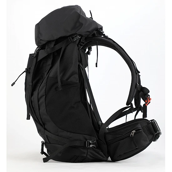 Σακίδιο πλάτης TREKING Ορειβατικό 70L αδιάβροχο ΜΑUI & SONS 2713 Μαύρο