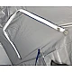 Oμπρέλα-Σκίαστρο Θαλάσσης 2 σε 1  240/6 Ακτίνες FIBER GLASS 8mm Πασαλάκια Μεταλλικός Άξονας SOLART 1533 Μπλε