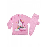 Παιδική κοριτσίστικη πυζάμα unicorn Pretty Baby 68156-341 Ροζ