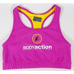 Γυναικείο αθλητικό μπουστάκι BODY ACTION 041303-10-12A ΦΟΥΞΙΑ