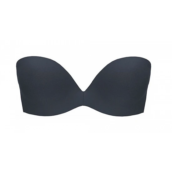 Γυναικείο Σουτιέν Strapless Luna 11062P B Cup με ενίσχυση-Μαύρο