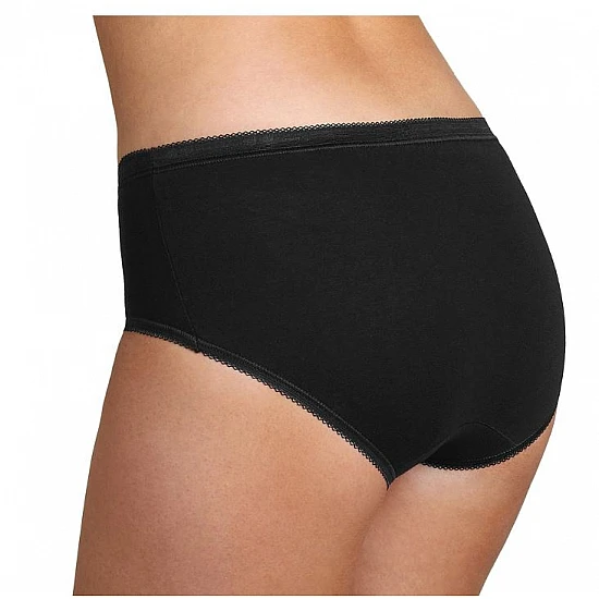 Γυναικείο εσώρουχο Sloggi Basic Midi Cotton 10005038-0004/04 Μαύρο