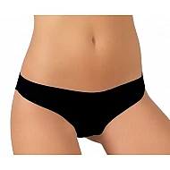 JADEA BRAZIL 8001 Γυναικείο εσώρουχο χωρίς ραφές LASER CUT μαύρο