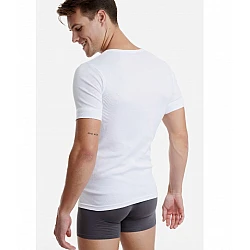 Ανδρική φανέλα κοντό μανίκι 2Pack Walk W1960-2 Λευκό 