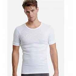 Ανδρική φανέλα κοντό μανίκι 2Pack Walk W1960-2 Λευκό 