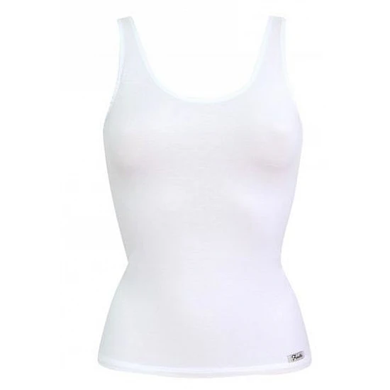 Γυναικείο top με φαρδιά τιράντα Minerva Fimelle 91600 Λευκό 