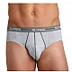 Ανδρικά Σλίπ SLOGGI MEN MIDI START 10050546-M013  2 PACK μαύρο γκρι