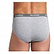 Ανδρικά Σλίπ SLOGGI MEN MIDI START 10050546-M013  2 PACK μαύρο γκρι
