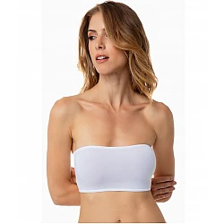Γυναικείο μπουστάκι strapless Minerva 90-92627-05 Λευκό