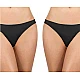 Γυναικείο εσώρουχο String WALK W2013 από Bamboo 2 PACK Μαύρο