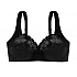 Γυναικείο σουτίεν DORINA Philippa Wire Bra D15006A-Μαύρο D Cup