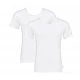 Ανδρική φανέλα κοντό μανίκι SLOGGI 24/7 O-NECK 2PACK -10163155-0003 λευκό