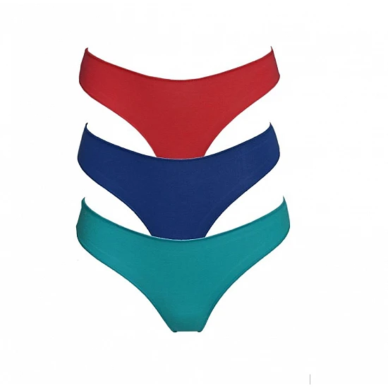 Γυναικείο εσώρουχο tai 3Pack Second Skin SSUW-0001-007 Τυρκουάζ-Κοραλί-Μπλε