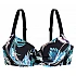 Γυναικείο Μαγιό Bikini Top Dorina Marafa D000546MI010-BK0013 Φλοράλ-D Cup