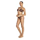 Γυναικείο Μαγιό με Πλαϊνό Κορδόνι Bikini Bottom CHOCO LOVERS Bluepoint 26065033-18 ΚΑΦΕ