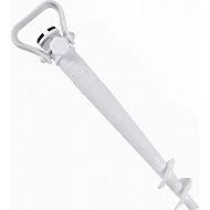 Βάση Ομπρέλας Σφήνα Πλαστική Βιδωτή 39 cm 25 mm Solart 2511 Λευκή