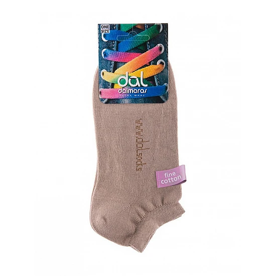 Κάλτσα Κοφτή SOCKS Βαμβακερή Μονόχρωμη 36-41 ONE SIZE DAL 904 ΜΠΕΖ