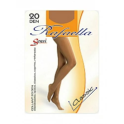 Γυναικείο Καλσόν 4-5 XL MOUSSE με Διπλό Καβάλο All Day Sensi RAFAELLA 20 DEN 0507 ΦΙΜΕ