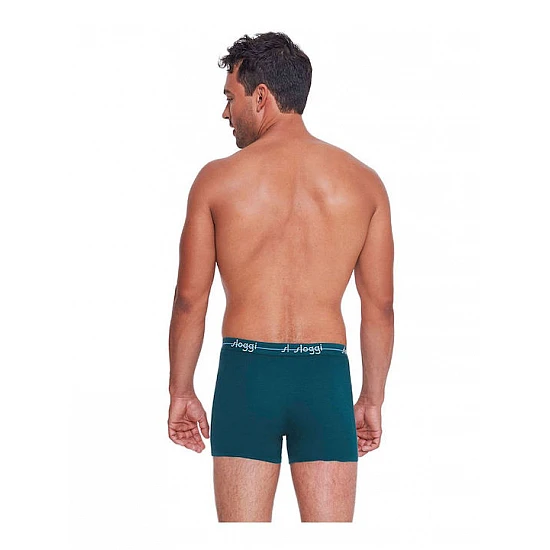 Ανδρικό εσώρουχό μπόξερ Boxer 2PACK Sloggi Start Hipster C2P 10161904-V017 ΠΕΤΡΟΛ-ΓΑΛΑΖΙΟ