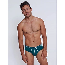 Ανδρικό Εσώρουχο Σλίπ Βαμβάκι 2 PACK SLOGGI MEN MIDI START 10161905-V017 ΠΕΤΡΟΛ ΓΑΛΑΖΙΟ