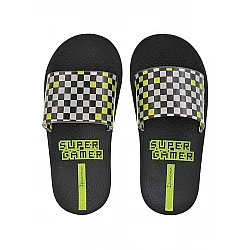 Παιδική Παντόφλα Σκακιέρα URBAN SLIDE 27-36  Ipanema 780-22429-1 26325-23208 ΜΑΥΡΟ