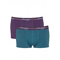 Ανδρικό Εσώρουχό Boxer Βαμβακερό 2PACK Sloggi Start Hipster 10206968-M025 ΜΩΒ-ΠΕΤΡΟΛ
