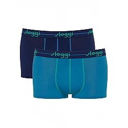 Ανδρικό εσώρουχό μπόξερ Boxer 2PACK Sloggi Start Hipster C2P 10206968 V020 ΜΠΛΕ ΣΚ-ΜΠΛΕ ΑΝΟΙΚ