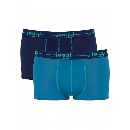 Ανδρικό εσώρουχό μπόξερ Boxer 2PACK Sloggi Start Hipster C2P 10206968 V020 ΜΠΛΕ ΣΚ-ΜΠΛΕ ΑΝΟΙΚ
